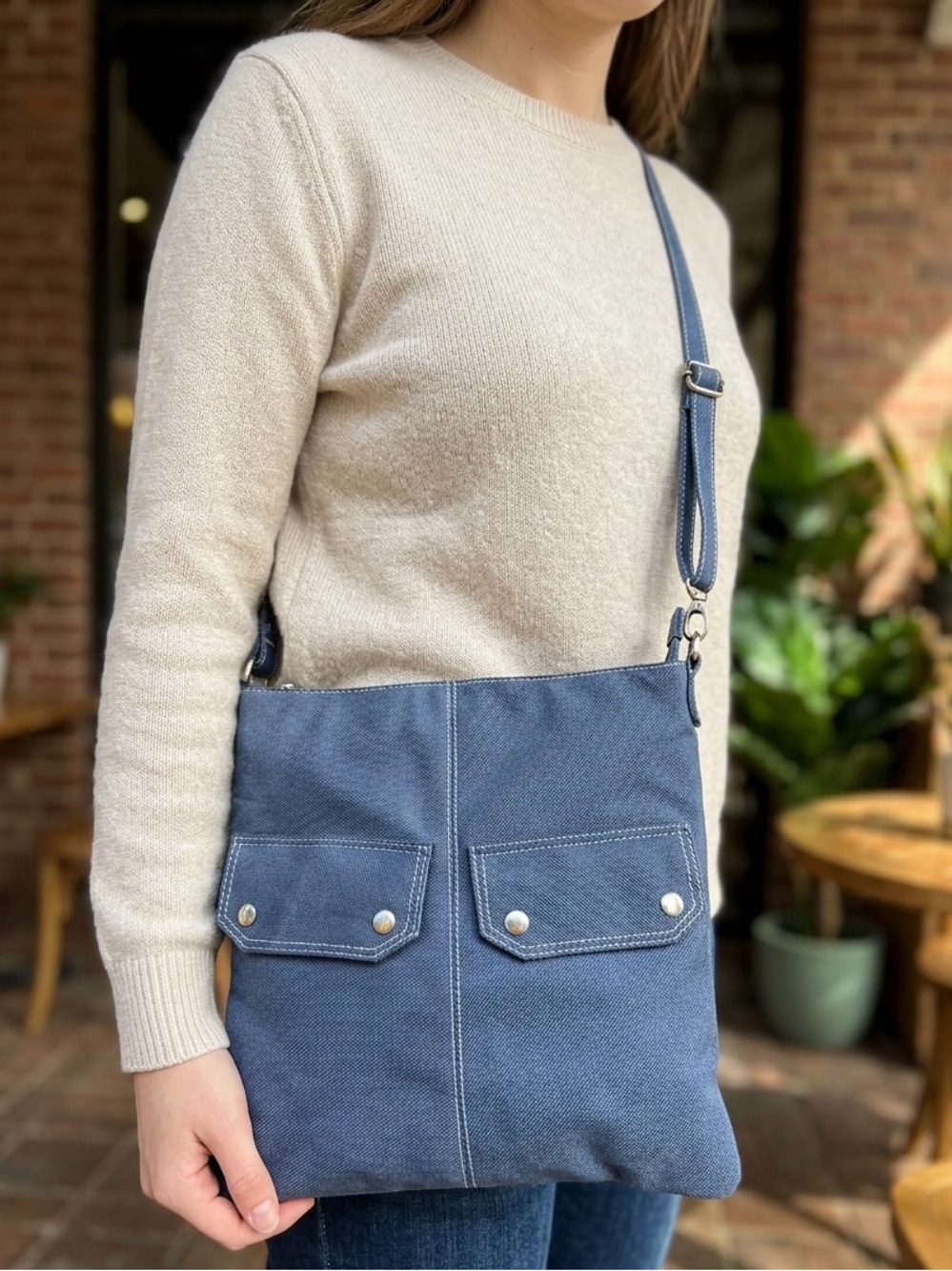 Genuine Leather Crossbody Bag